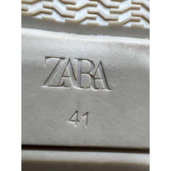 Zara Rope Sandals Womens Size 41 Beige 2713/120. - Picture 7 of 9